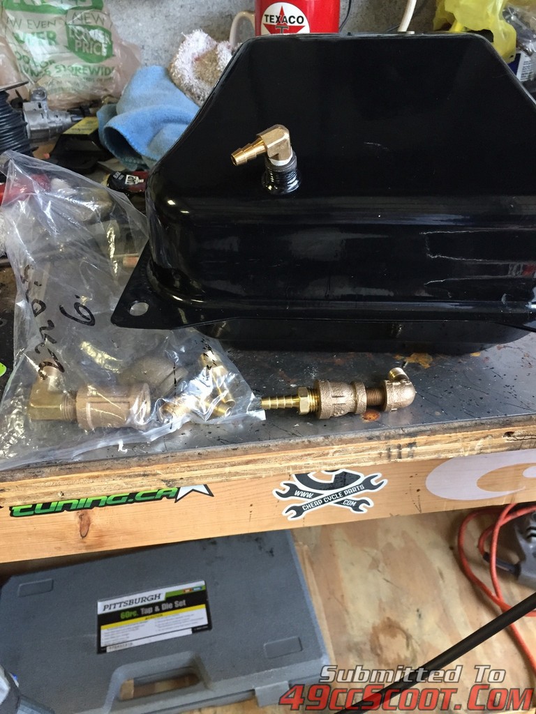 How To Installing A Manual Fuel Petcock Scooter Forums